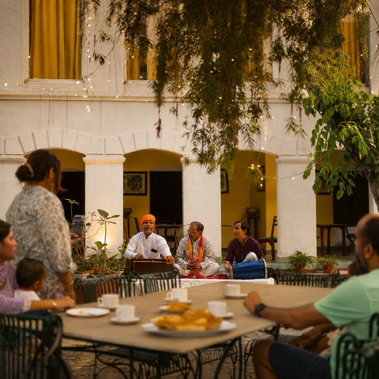 An evening at Fort Unchagaon